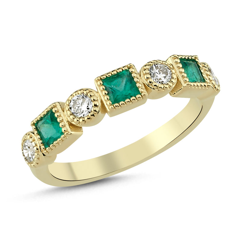 14kt gold store emerald ring