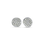 18Kt gold and diamond stud earrings