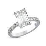 Platinum engagement ring