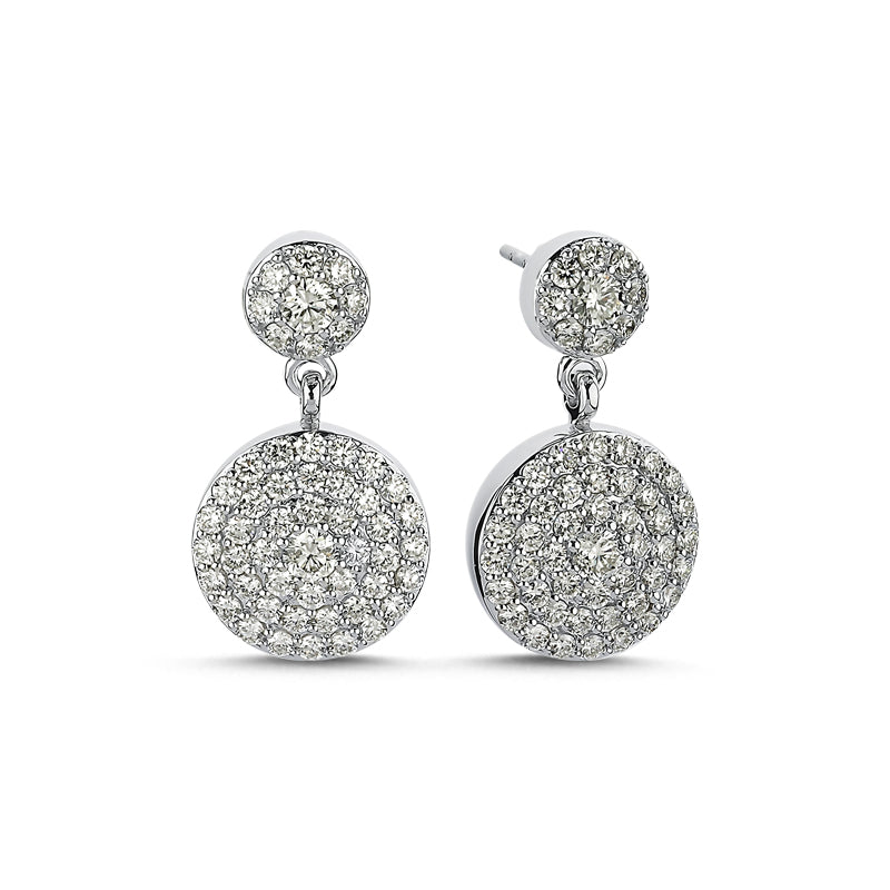 
            
                Load image into Gallery viewer, 14Kt diamond earrings
            
        