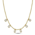 14Kt gold and diamond necklace