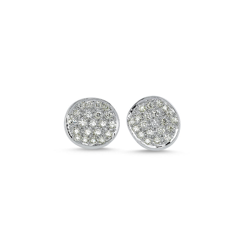 
            
                Load image into Gallery viewer, 18Kt gold and diamond stud earrings
            
        