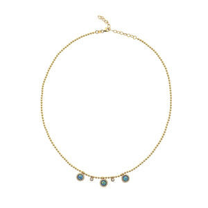 
            
                Load image into Gallery viewer, 14Kt gold, diamond and opal necklace
            
        