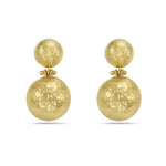 24Kt gold ball earrings