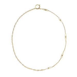 
            
                Load image into Gallery viewer, 14Kt gold and diamond long necklace
            
        