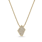 18Kt gold and diamond necklace